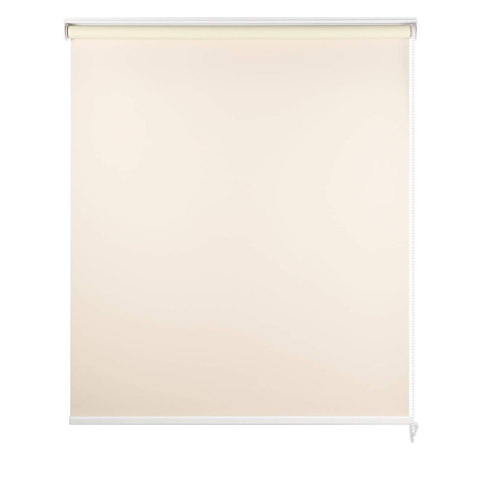 【特価】丈220cm シンプル 簡単取付け リピング キッチン 幅120cm チェーン式 UVカット 目隠し 防寒 遮熱 1級遮光 ベージュ ロールカーテン ロールスクリーン TAO pu Hong