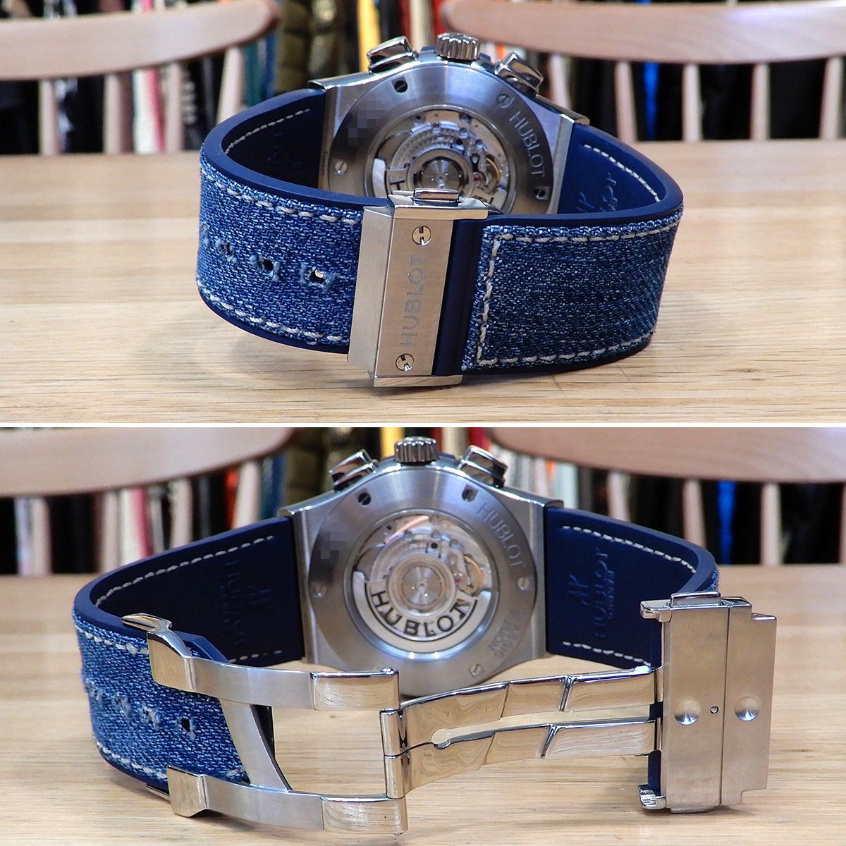 ウブロクラッシックフュージョンデニムベルトhublot