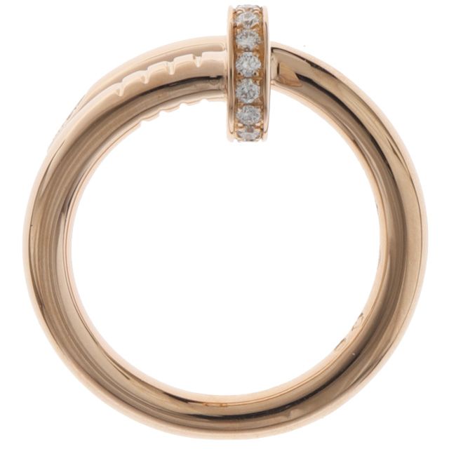 新品仕上げ済）カルティエ CARTIER ジュスト アンクル ダイヤ リング  