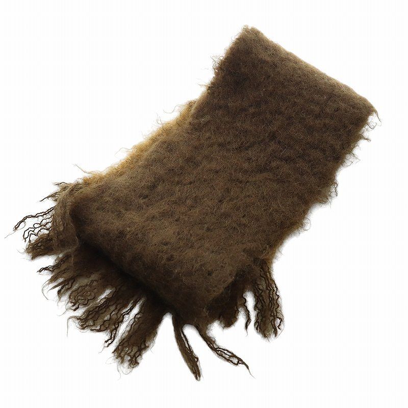 LOEWEロエベ ストール スカーフ アナグラム 茶ブラウン