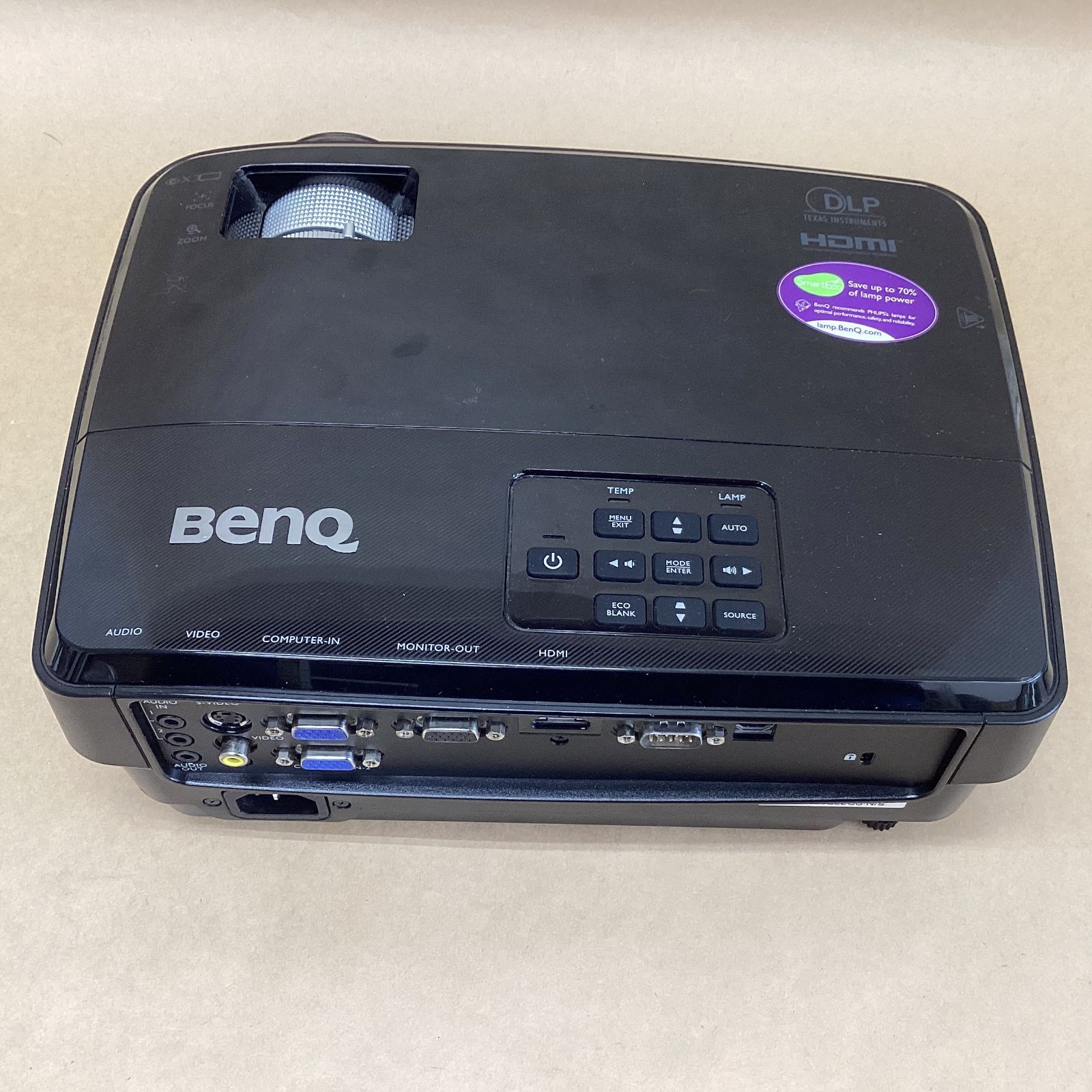 プロジェクター BenQ MW523  3,000lm  HDMI BenQ MW523 DLP Projector -HDMI - 3000 ANSI Lumens. | eBay