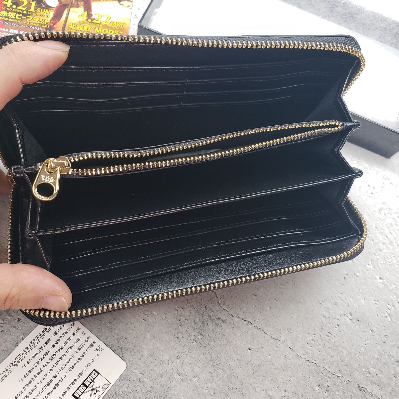 新品 CREAM SODA/クリームソーダ ラウンドファスナーウォレット ロング 