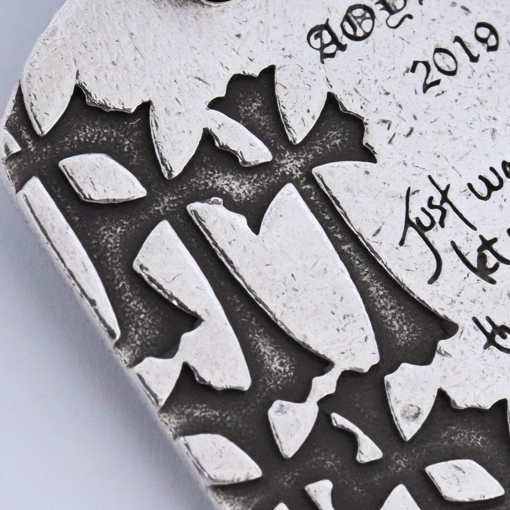  CHROME HEARTS 青山20周年記念 ドッグタグ シルバー ネックレス アクセサリー