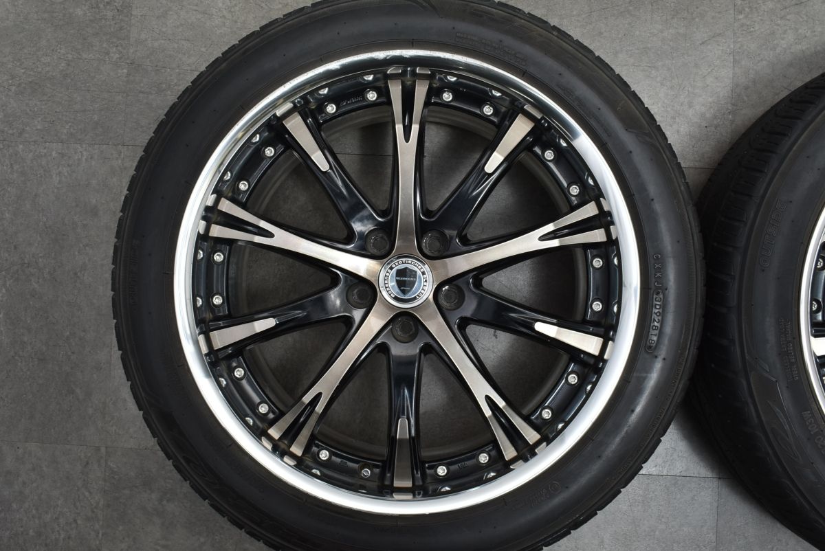 人気 深リム】WORK シュバート SC4 20in 8.5J +50 PCD114.3 ニットー