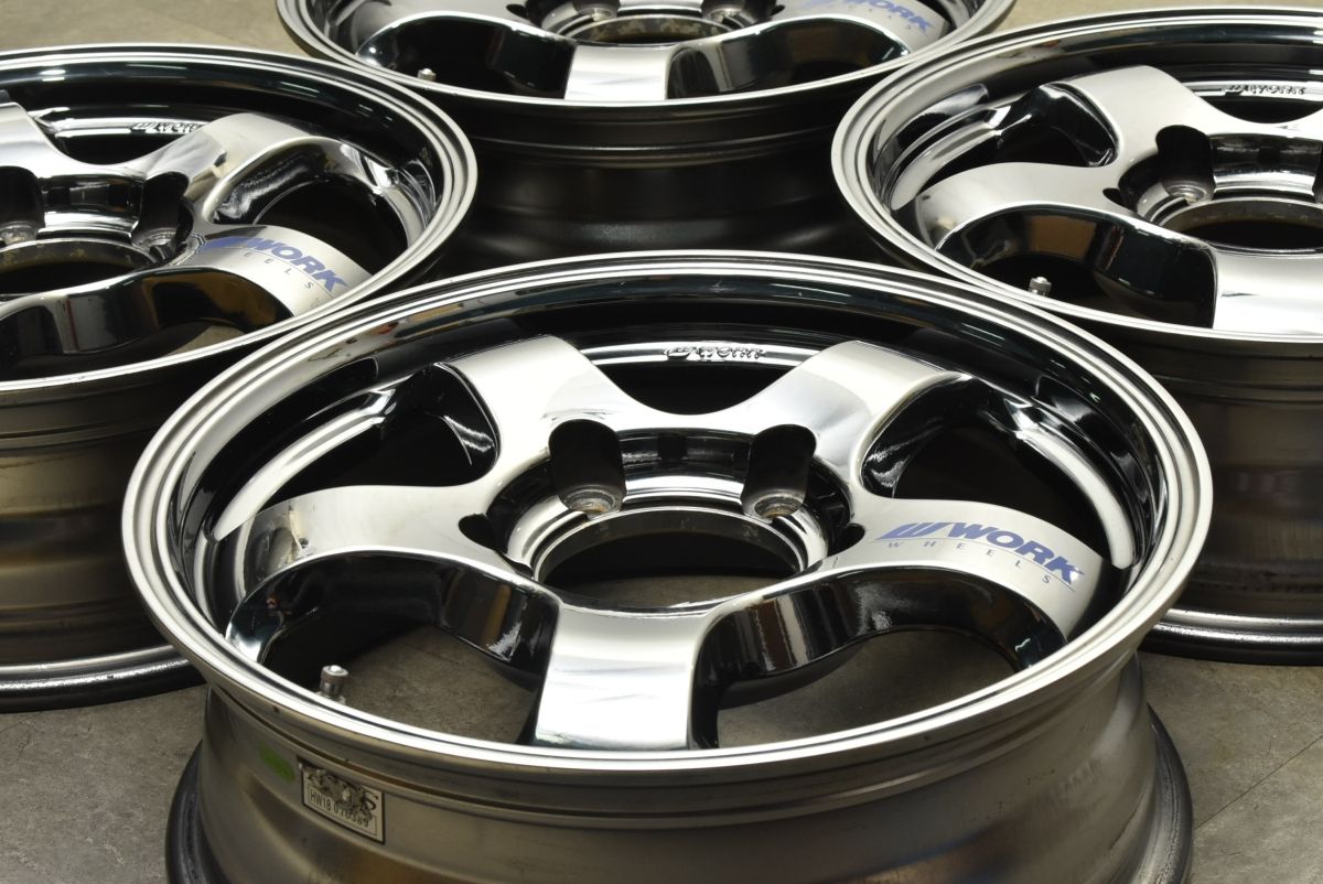 カスタム用に WORK クラッグ S1J 16in 5.5J 20 PCD139.7 4本セット ジムニー AZオフロード ワーク スタッドレス用 交換用