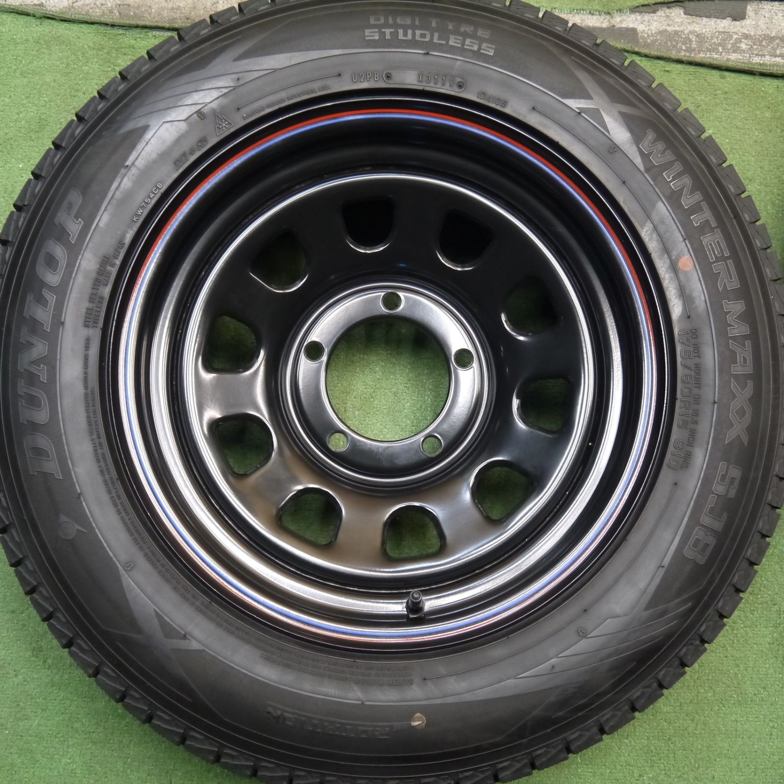 175/80R16 アルミホイールタイヤ4本セットスタッドレスセットスズキ