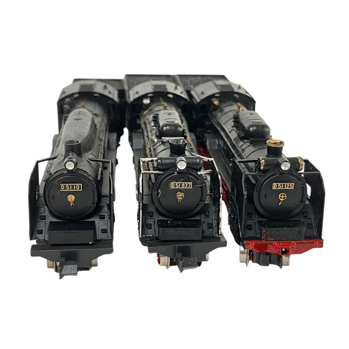 KATO D51形837号機 D5形1125号機 D51形10号機 蒸気機関車 3両