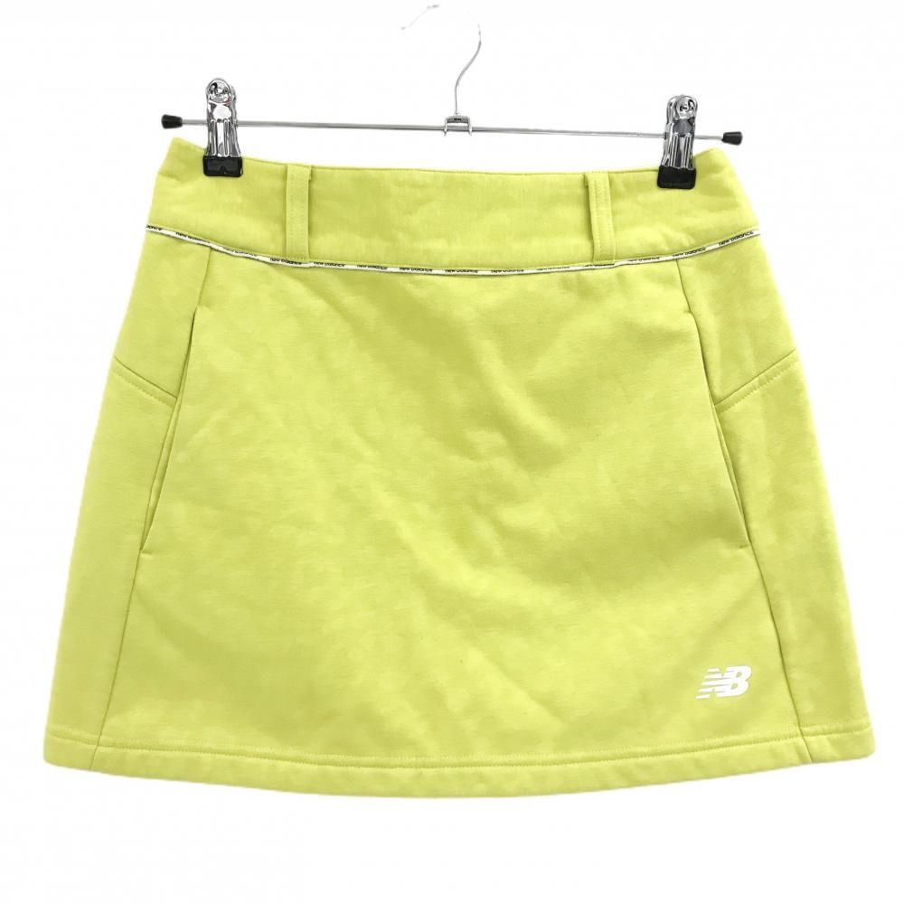 ニューバランスゴルフ★裏起毛★スカート【サイズ0（S）】新品未使用 ニューバランスゴルフ スカート イエロー 裏起毛 レディース 0(S