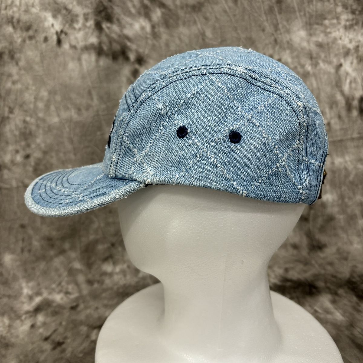 Supreme/シュプリーム【23AW】Punched Denim Camp Cap/パンチ