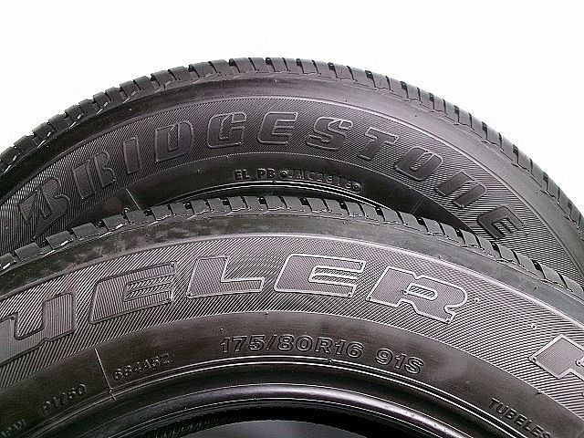 中古夏タイヤ□175/80R16□2本セット□ブリヂストン□DUELER H/T ジムニー AZオフロード - その他