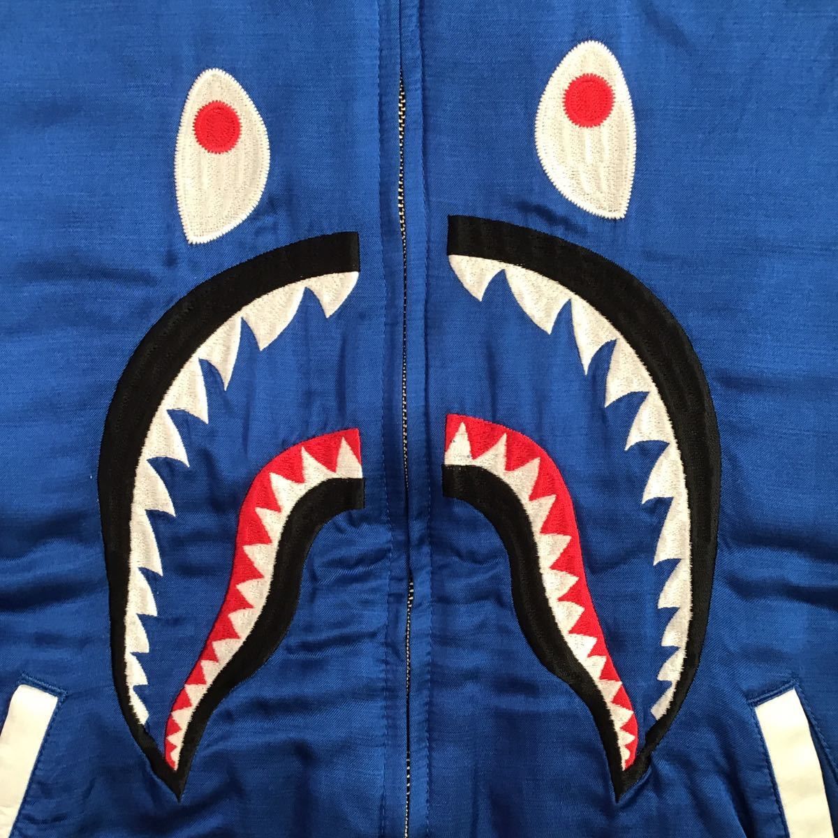 BAPE シャーク スカジャン shark ベイプ ape エイプ jacket - メルカリ 