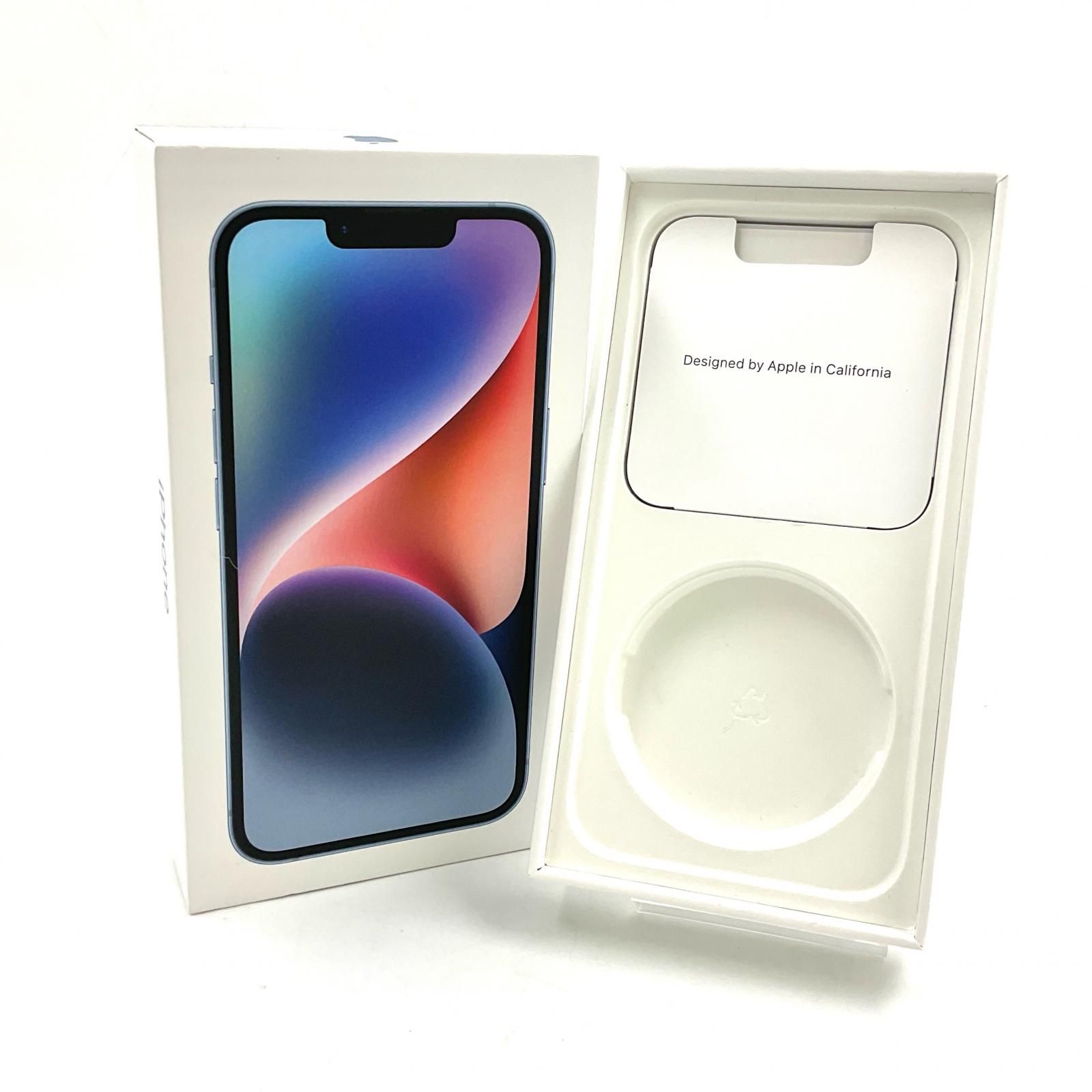 iPhone 14 128GB ブルー docomo SIMフリー 白ロム 動作確認済 84