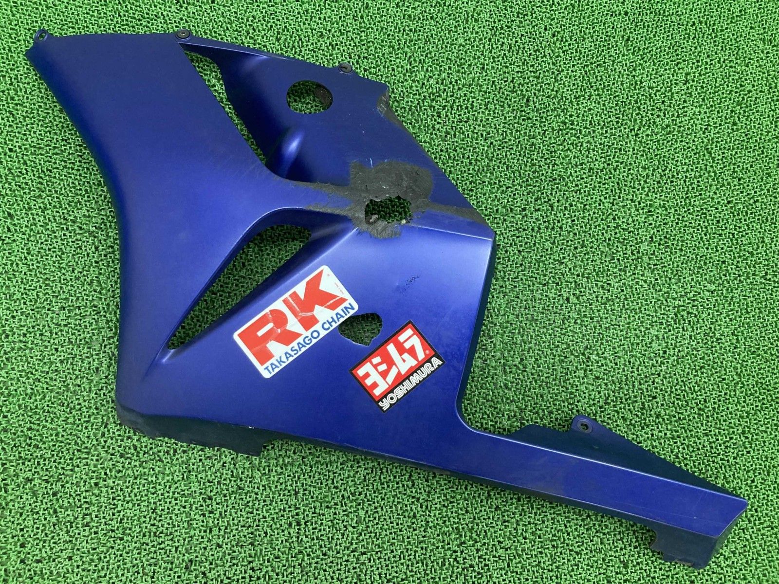 CBR1000RR サイドカウル 左 青M ホンダ 純正 バイク 部品 SC57 アンダーカウル 修復素材やペイント素材に 品薄 品 lH