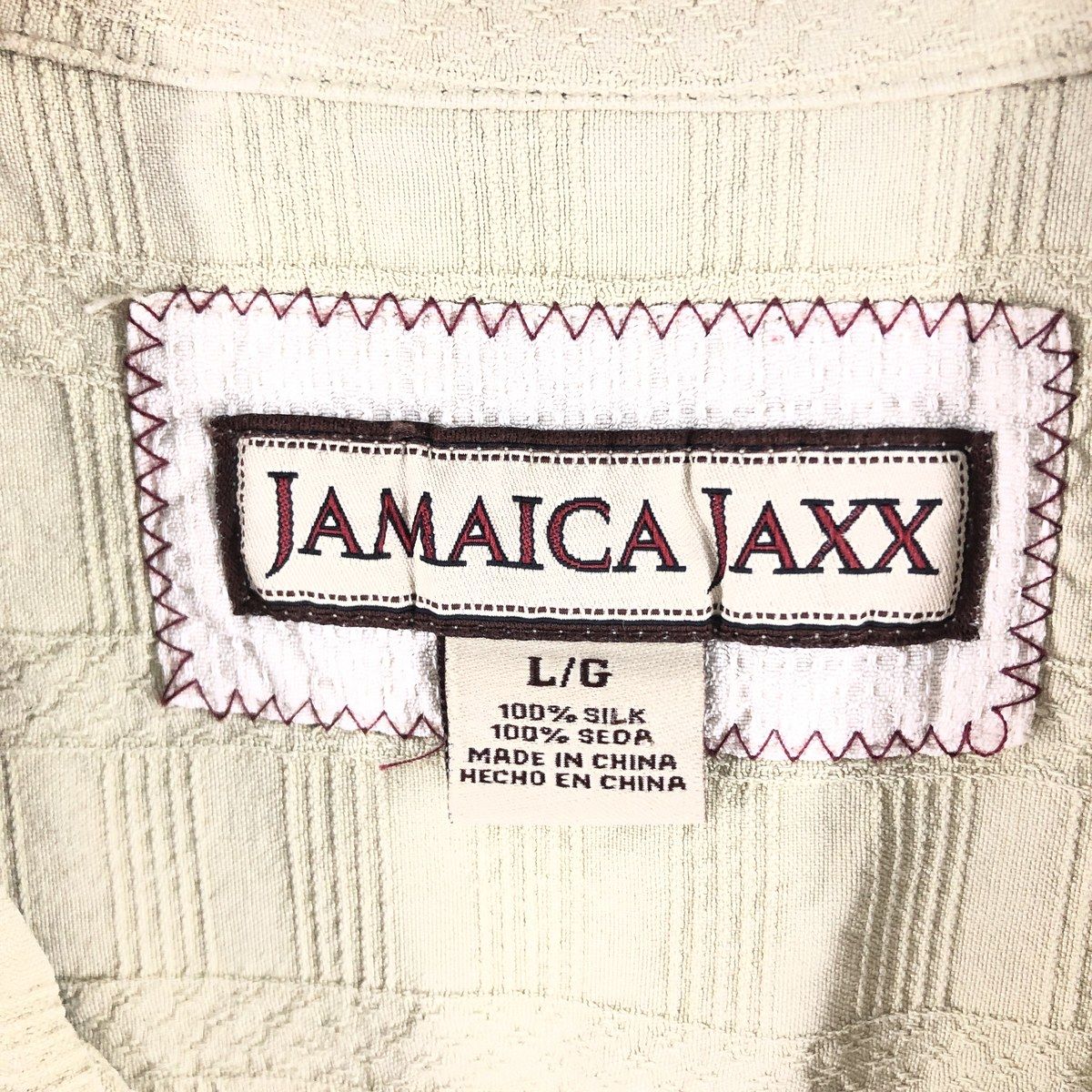 古着 ジャマイカジャックス JAMAICA JAXX 総柄 編み模様 半袖 オープンカラー シルクシャツ ボックスシャツ メンズL相当 /eaa558334 古着 ジャマイカジャックス JAMAICA JAXX 総柄 編み模様 半袖