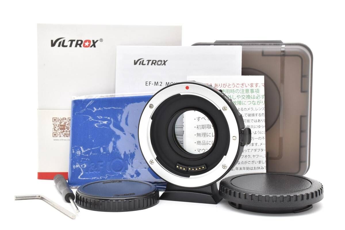 VILTROX EF-M2 0.71X マウントアダプター CANON EF → マイクロフォーサーズ 元箱 説明書付き 3376W09764 011