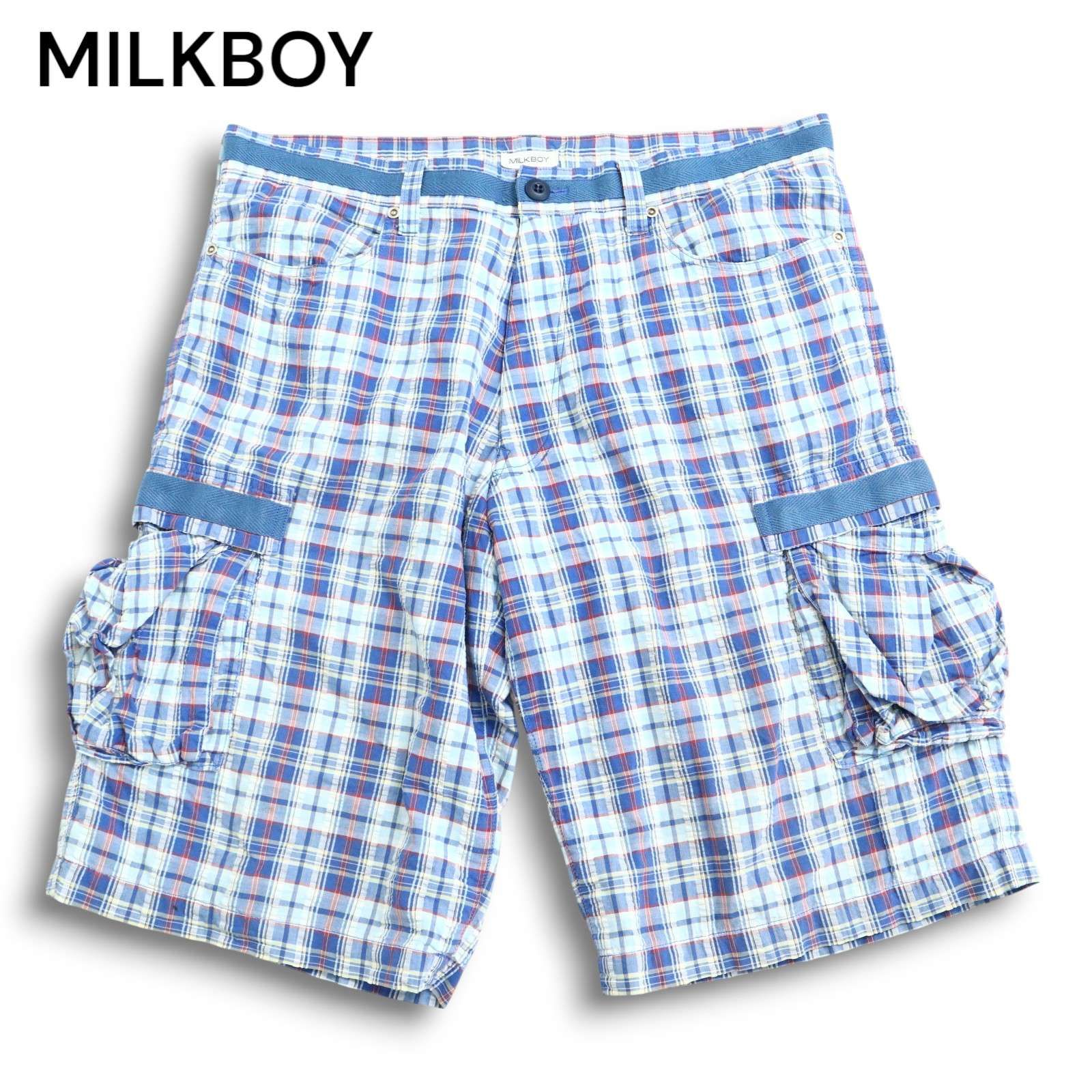 LAND by MILKBOY つけ襟 ショートパンツセット BELTED BONDAGE パンツ（その他パンツ）｜MILKBOY（ミルクボーイ