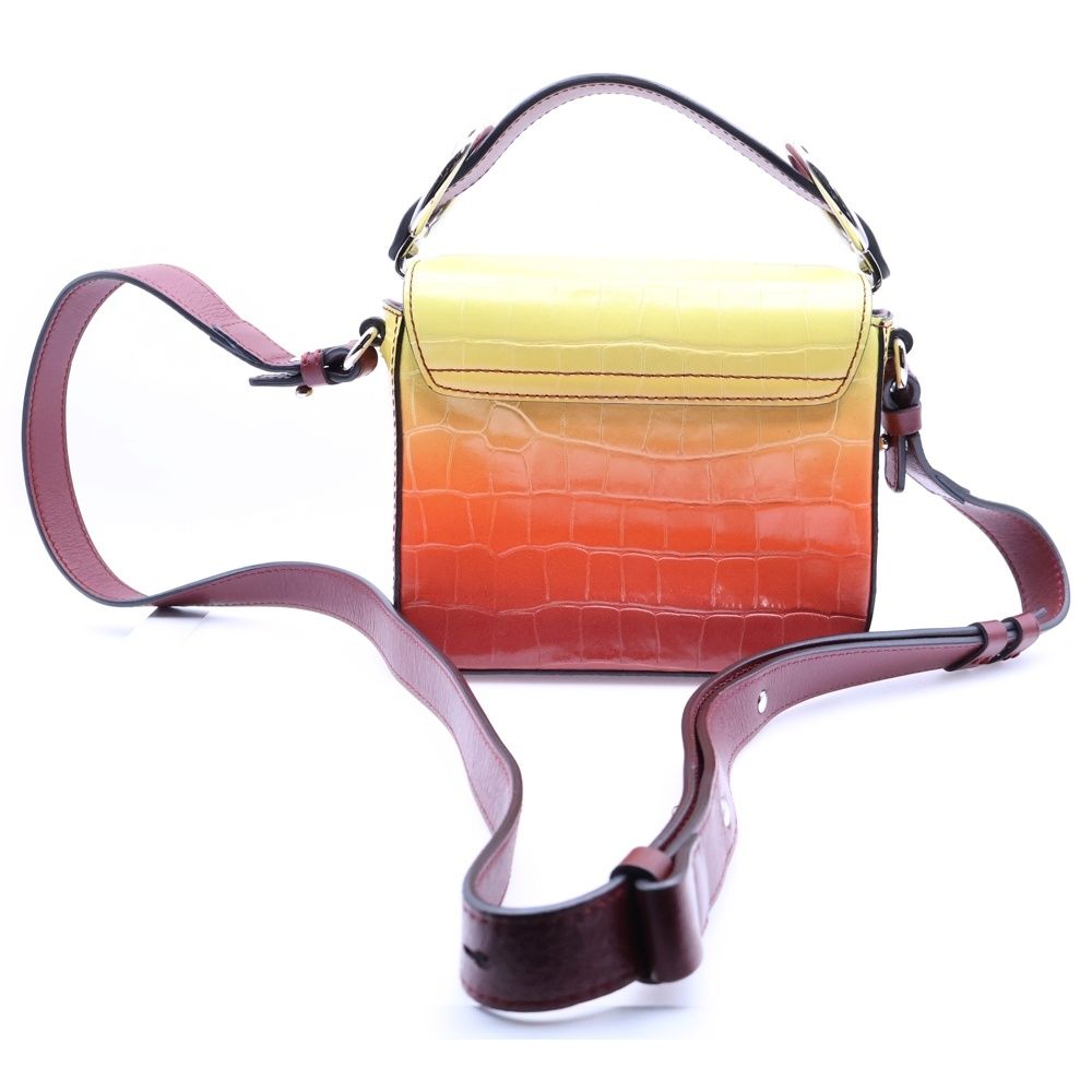 Chloe (クロエ) クロエC 型押しクロコ 2WAYショルダーバッグ ミニ