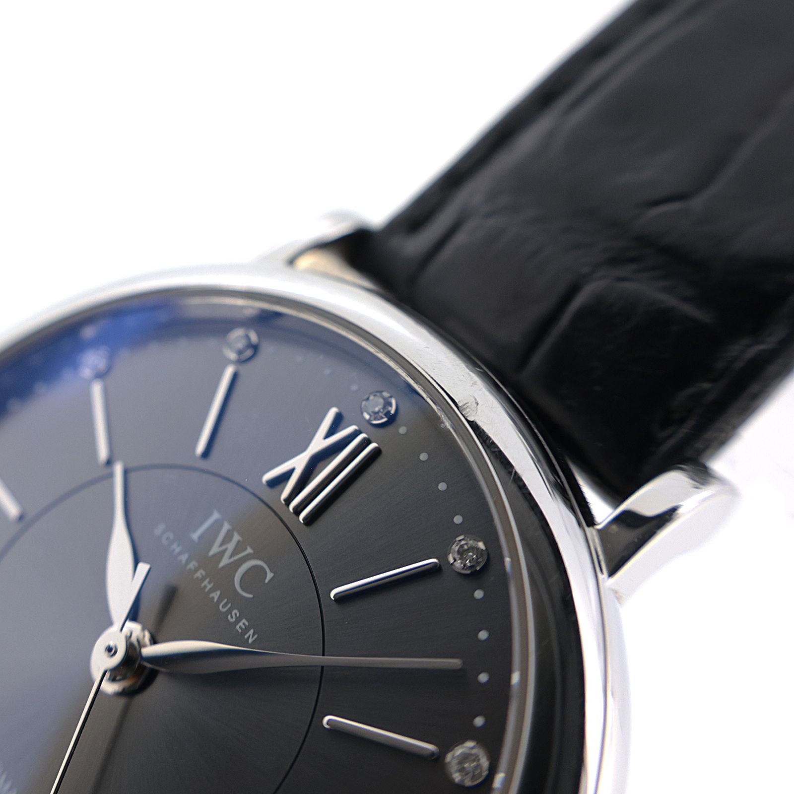 保証書 IWC ポートフィノ IW458102 ダイヤ グレー自動巻き メンズ ポートフィノ・ミッドサイズ・オートマティック[IW458102