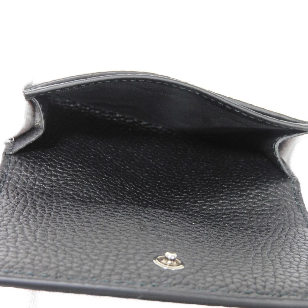 GUCCI グッチ ロゴ フラップ カードホルダー 現行 カーフ パスケース  