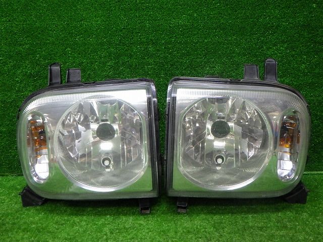 he21sラパン後期　ヘッドライト左右 ラパン スズキ HE21S SS L 後期 純正 丸目 ハロゲン ヘッド