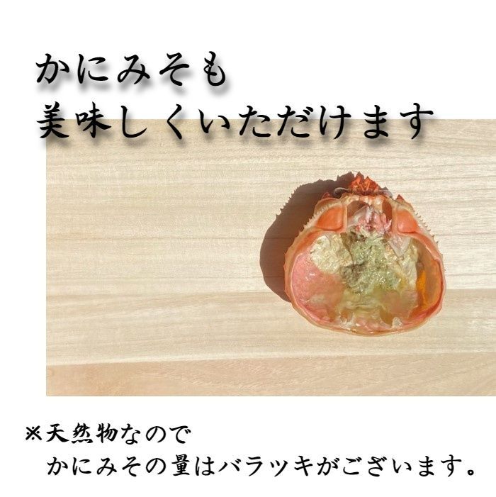 【北海道産】紅ズワイガニ　400-500g 6尾　冷凍　ボイル済み　ずわい　かに-4