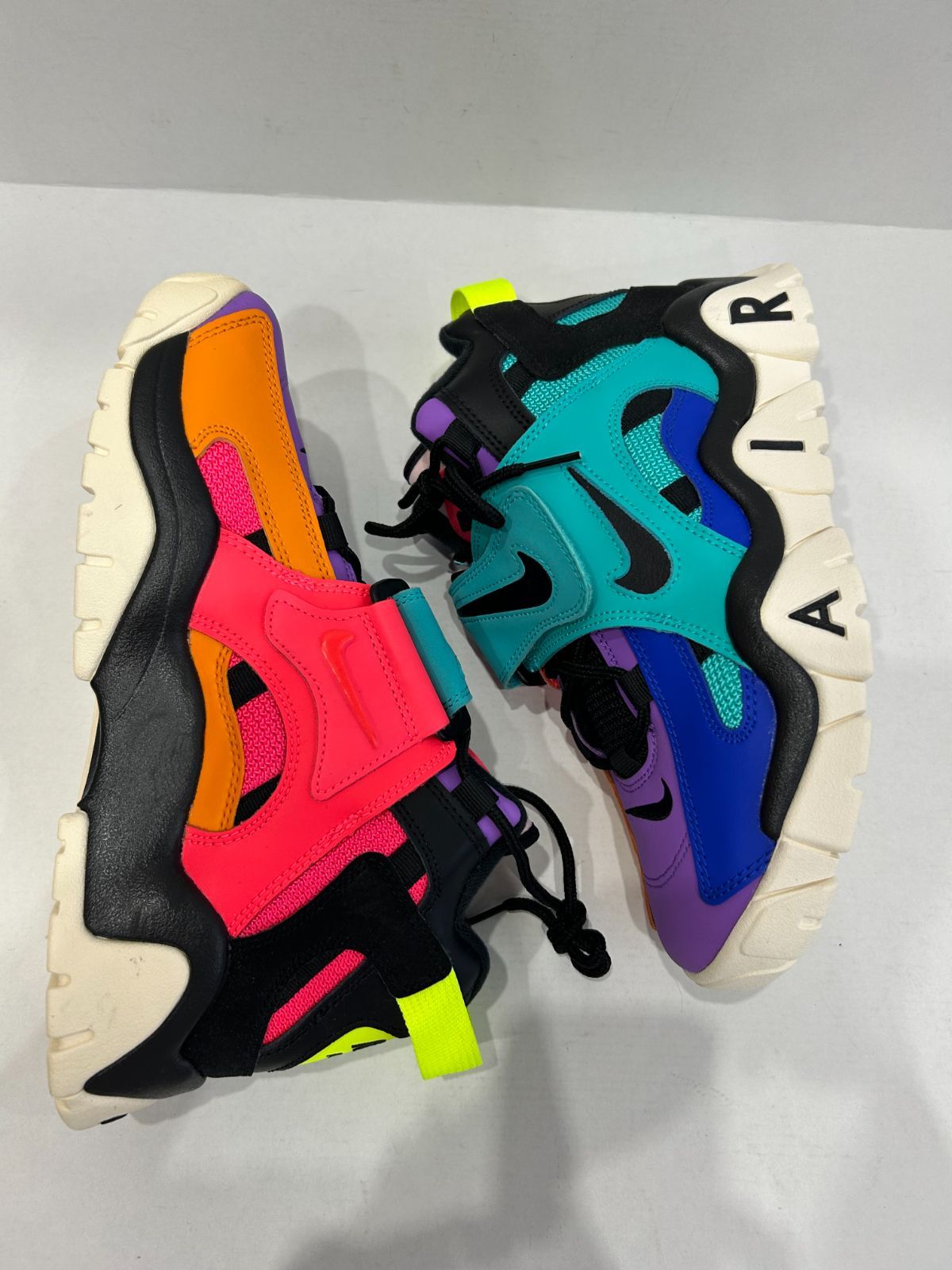 中古 右足ソールヤケ有 NIKE AIR BARRAGE MID POP THE STREET