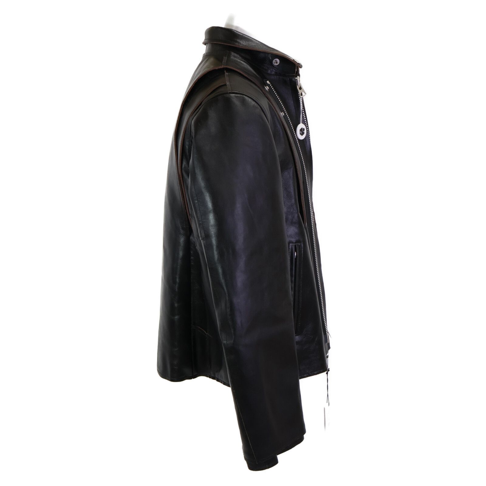 sacai サカイ 新品同様 25-03749M 25AW カウハイド ダブル