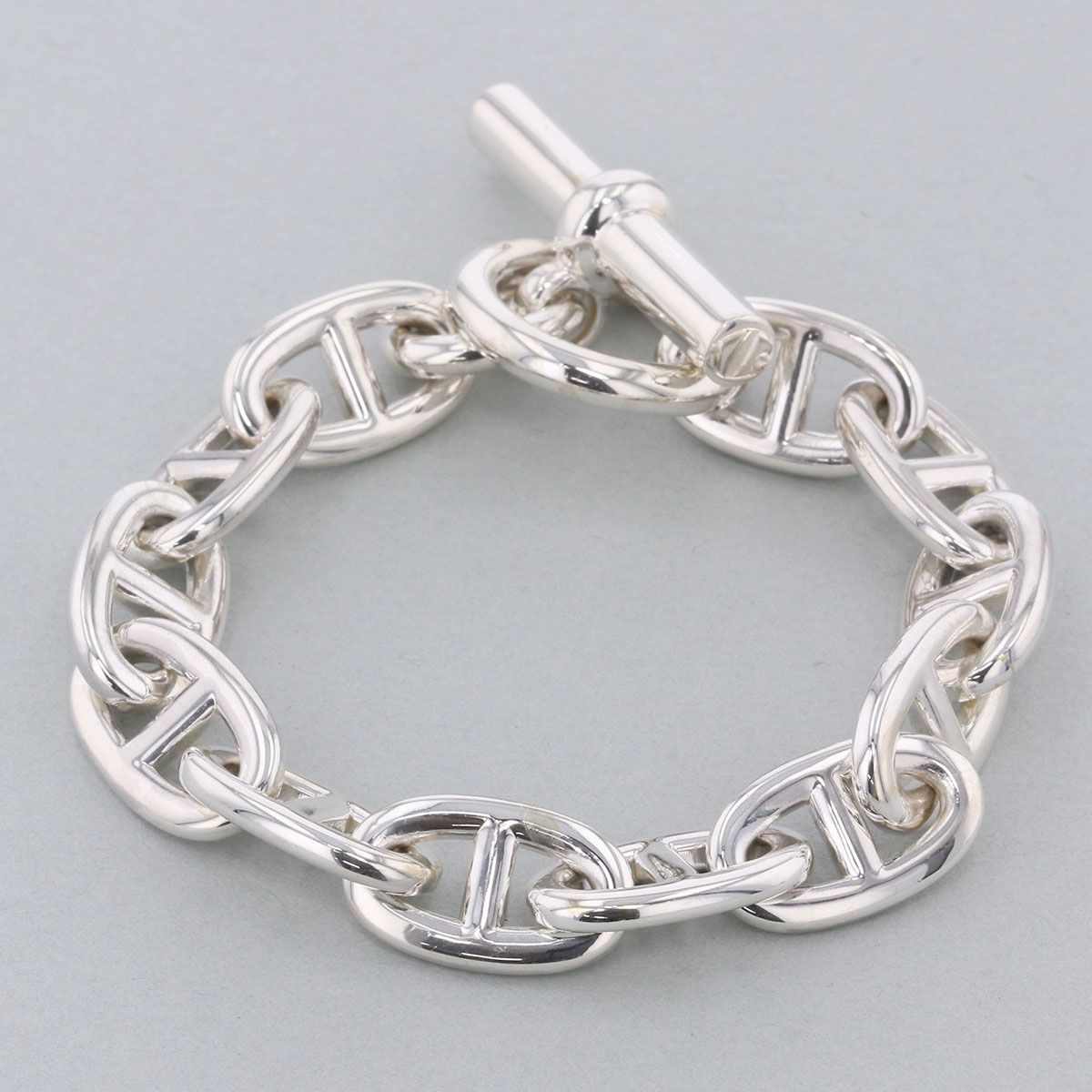 HERMES エルメス ブレスレット シェーヌダンクル TGM ブレスレット 103182B 12コマ シルバー 925 ユニセックス