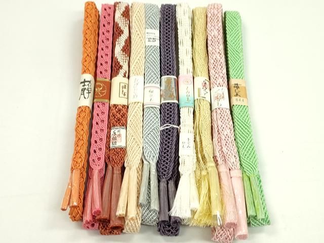平和屋本店 夏物 和装小物 帯締め10本セット CXAA0366s5