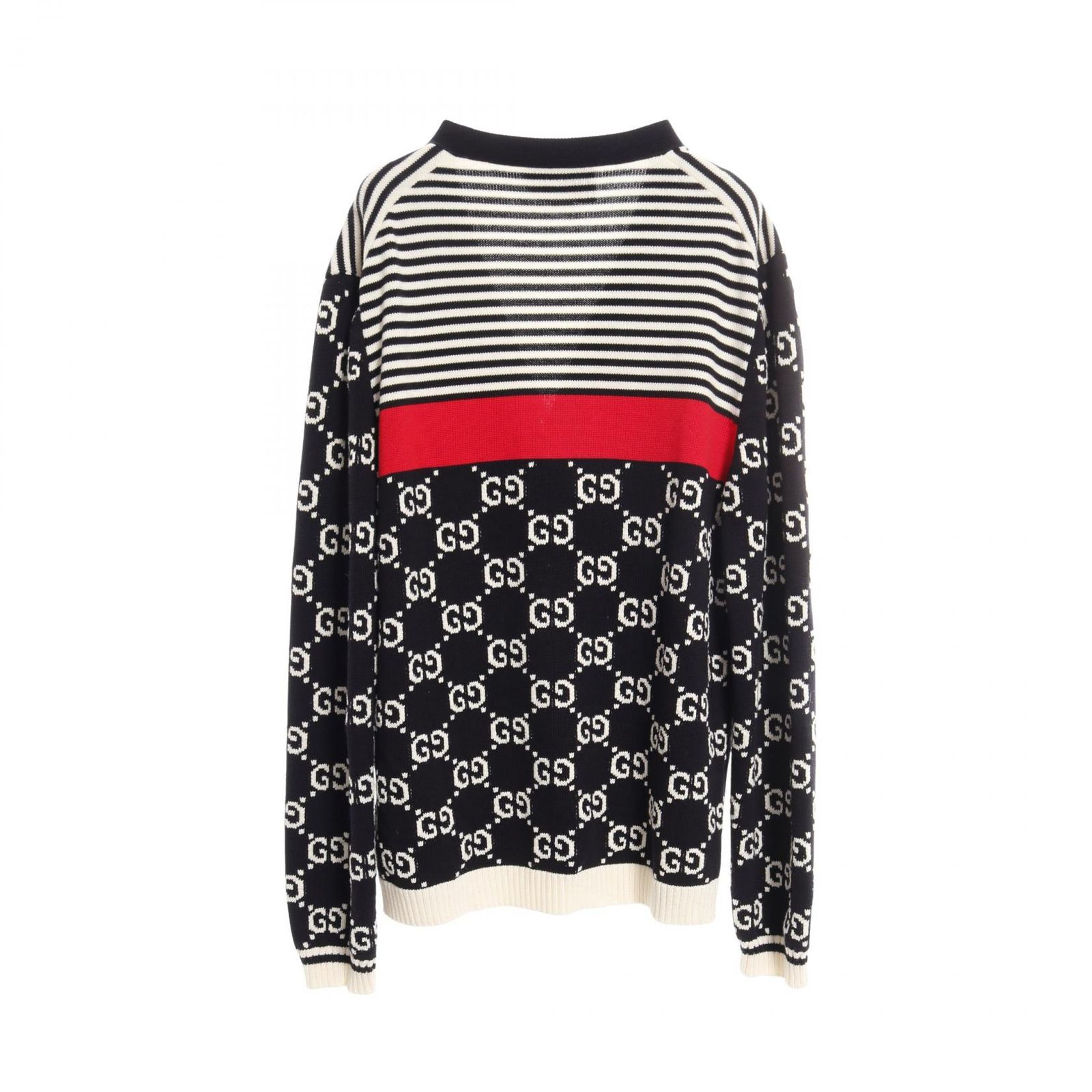 GUCCI グッチ GGジャカード ボーダー カーディガン - メルカリ
