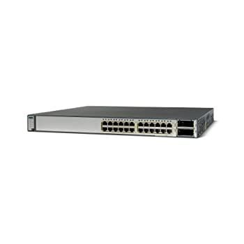 SALE，定番 【中古】【輸入･日本仕様】CISCO Catalyst 3750E-24TD-S スタッカブル マルチレイヤ 10Gイーサネットスイッチ WS-C3750E-24TD-S スイッチングハブ