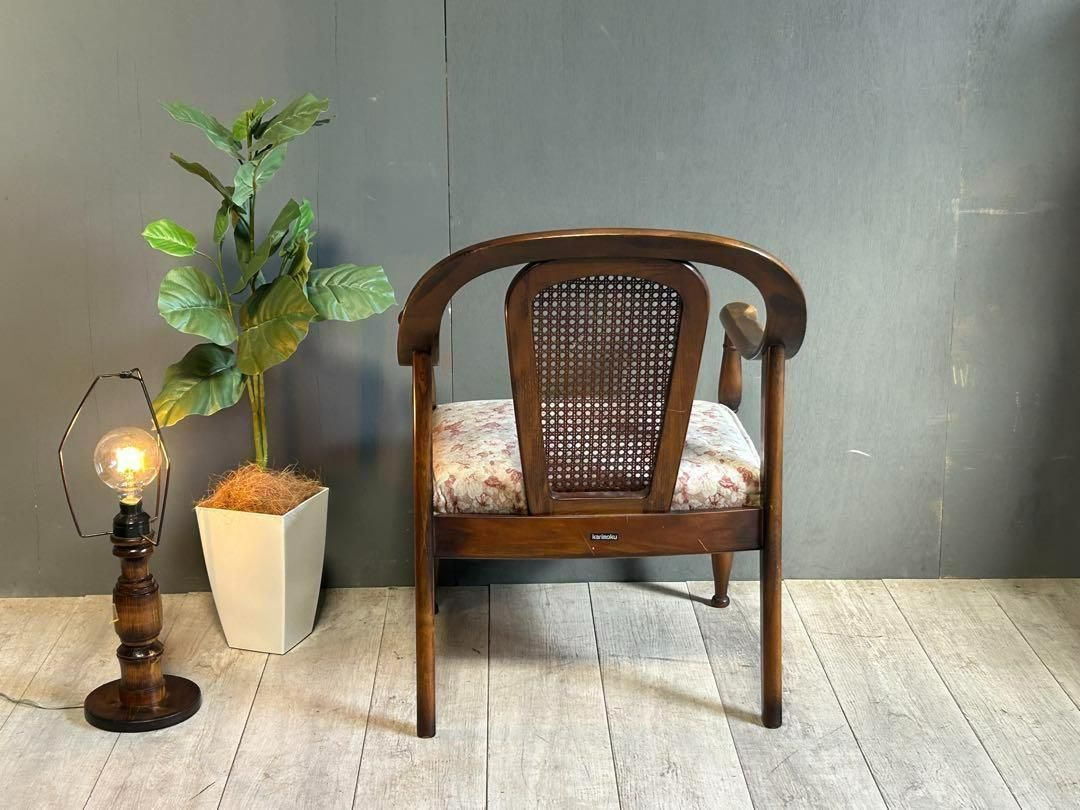 ① カリモク karimoku コロニアル アームチェア ヴィンテージ IH