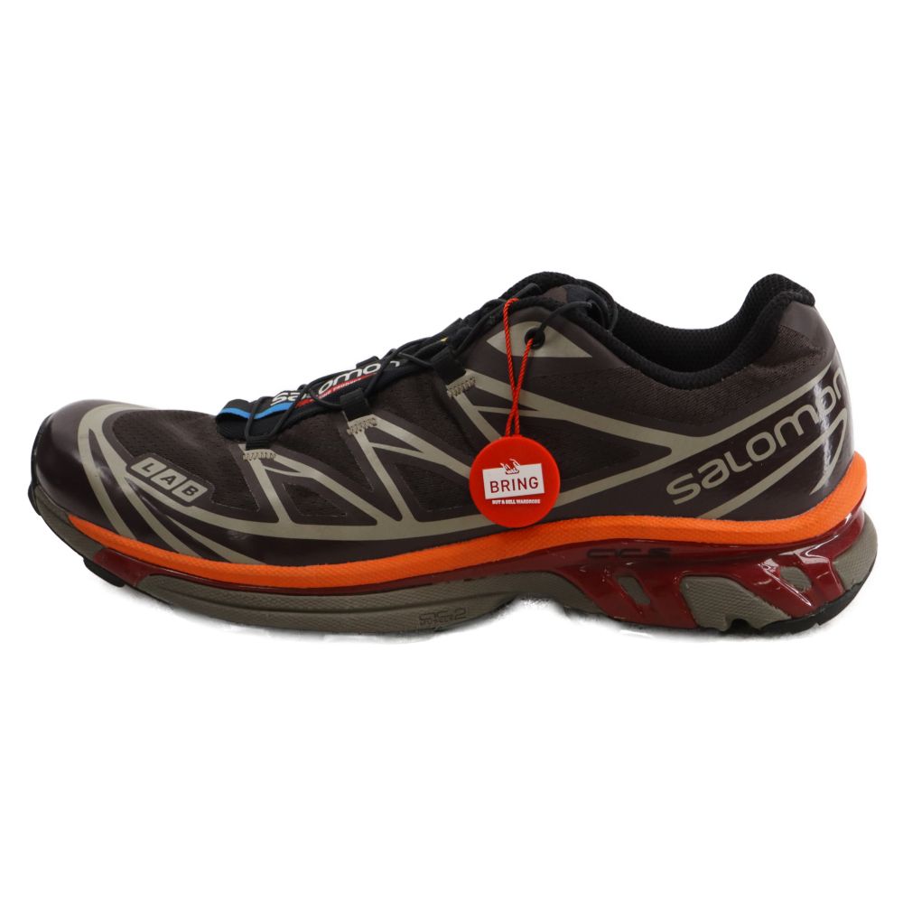 SALOMON (サロモン) XT-6 ADVANCED 412636 ローカットスニーカー ブラウン US10.5/28.5cm