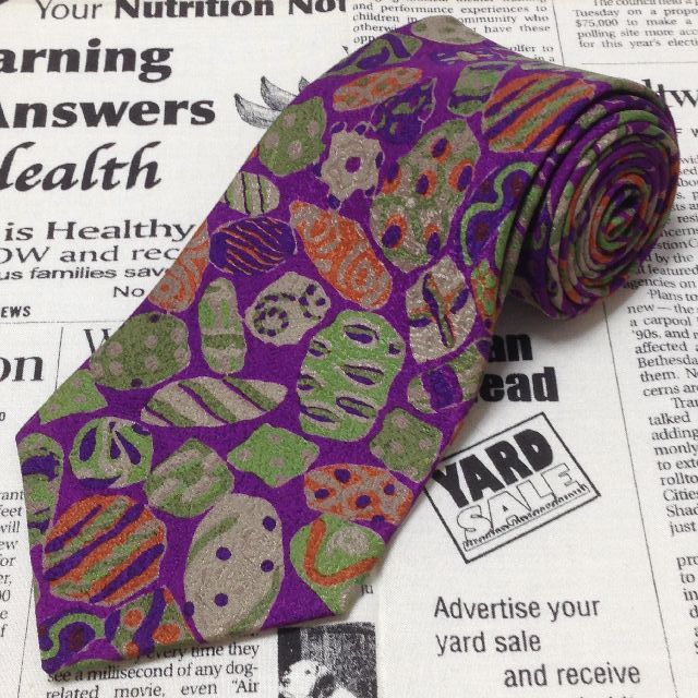 ミッソーニ MISSONI 微光沢 ネクタイ イタリア生地 日本製 シルク パターン柄 ミックス H-006822 ゆうパケット