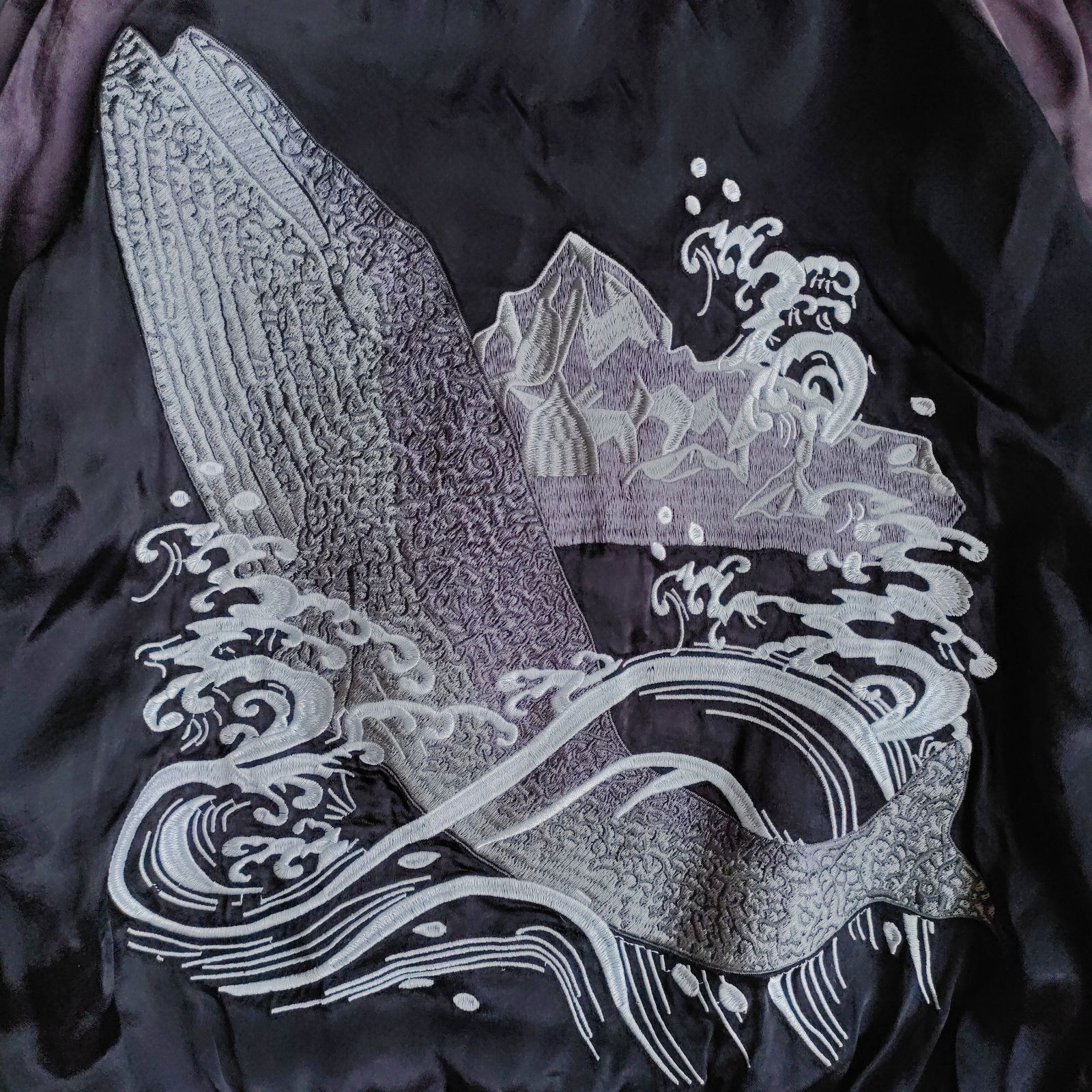 限定80枚!!激レア】IOLANI イオラニ スカジャン リバーシブル 鯨×波