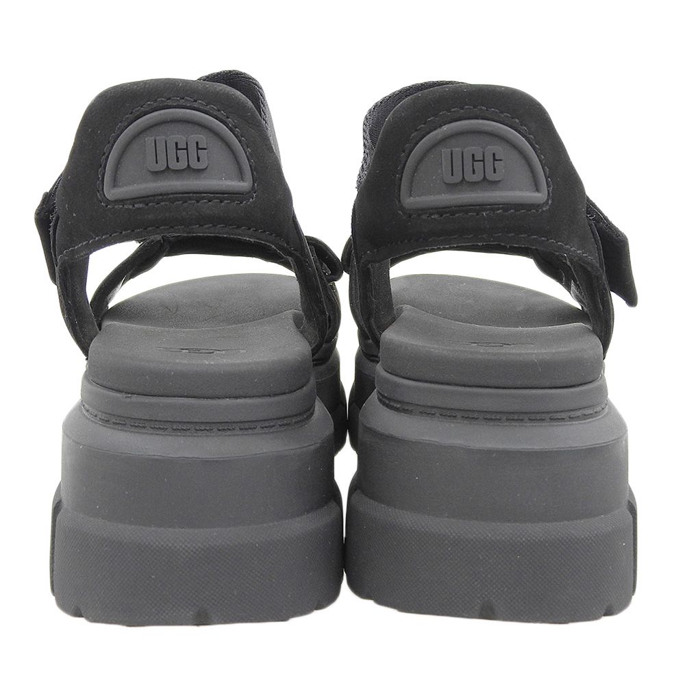 UGG アグ 美品 アシュトン レザー サンダル レディース ブラック
