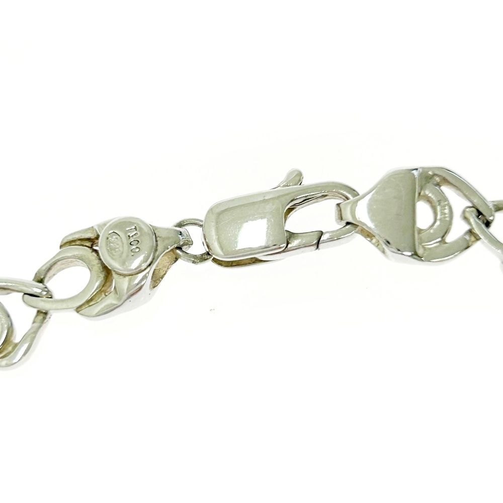 中古】TIFFANY&Co. ティファニー シルバー チェーン ブレスレット 12.5