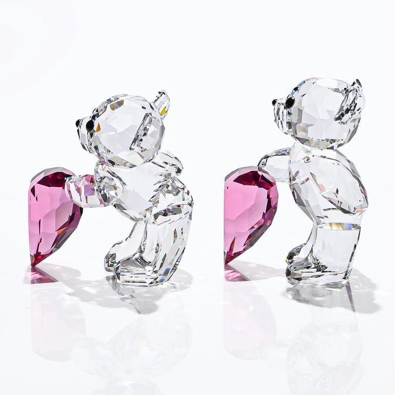Swarovski Krisベア A Perfect Match 置物 スワロフスキー SWAROVSKI クリスタルフィギュア フィギュリン Kris