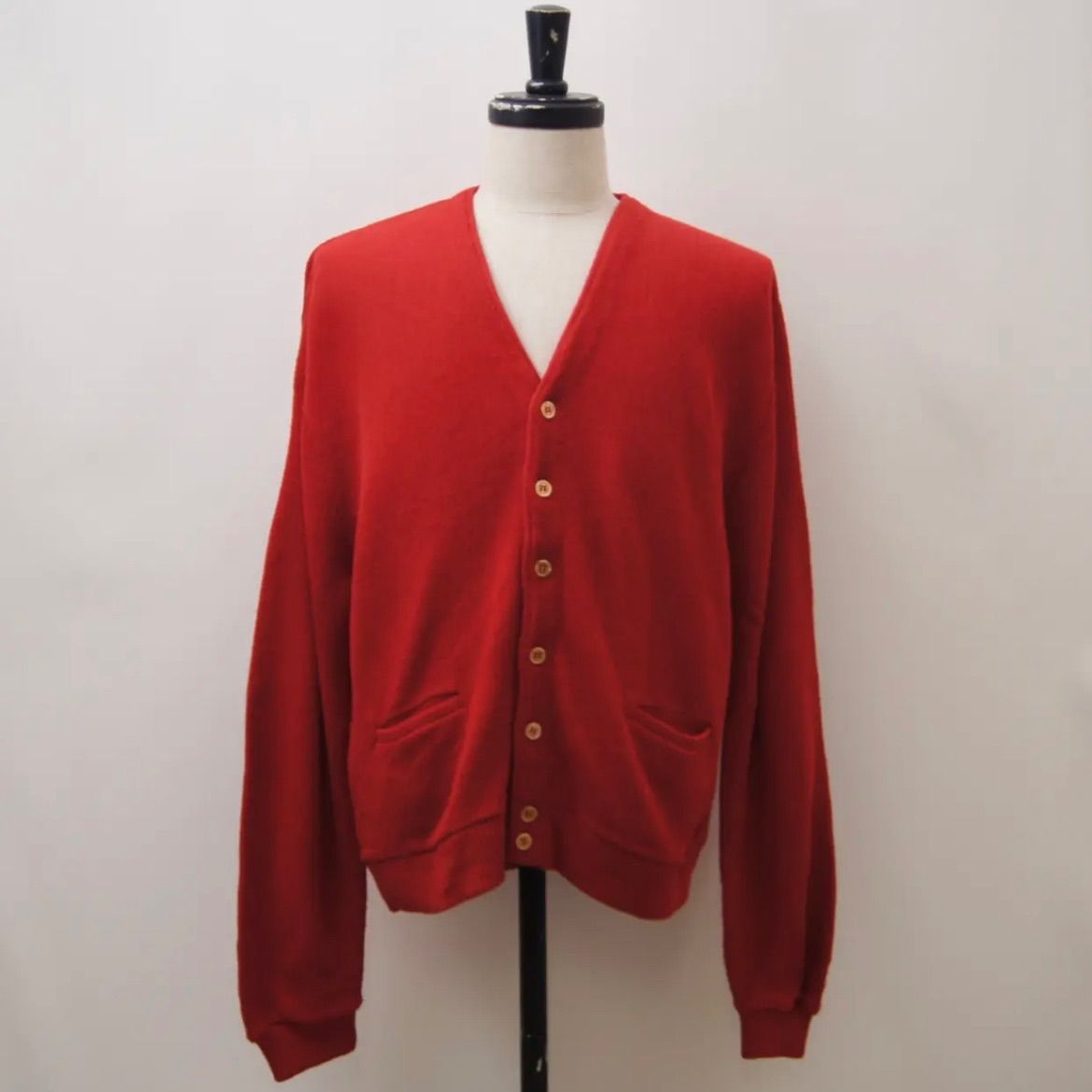 60's SEARS Acryl cardigan / 古着 シアーズ ローバックス USA製