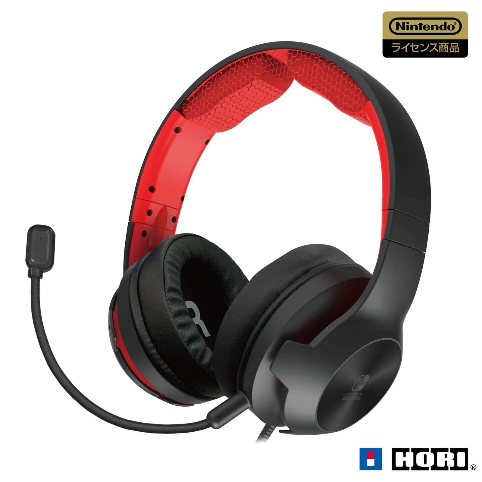  【任天堂ライセンス商品】ミキサー付き ホリゲーミングヘッドセット ハイグレード for Nintendo Switch レッド【Nintendo Switch Online ボイスチャット対応】 [レッド] その他