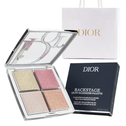 正規品 DIOR ディオール バックステージ グロウ マキシマイザー パレット 004 ローズ ゴールド グロウ 10g フェイス パウダー 4色チーク ハイライト カラー 美肌 メークアップ 化粧品 コスメ 母の日 クリスマス ホワイトデー 誕生