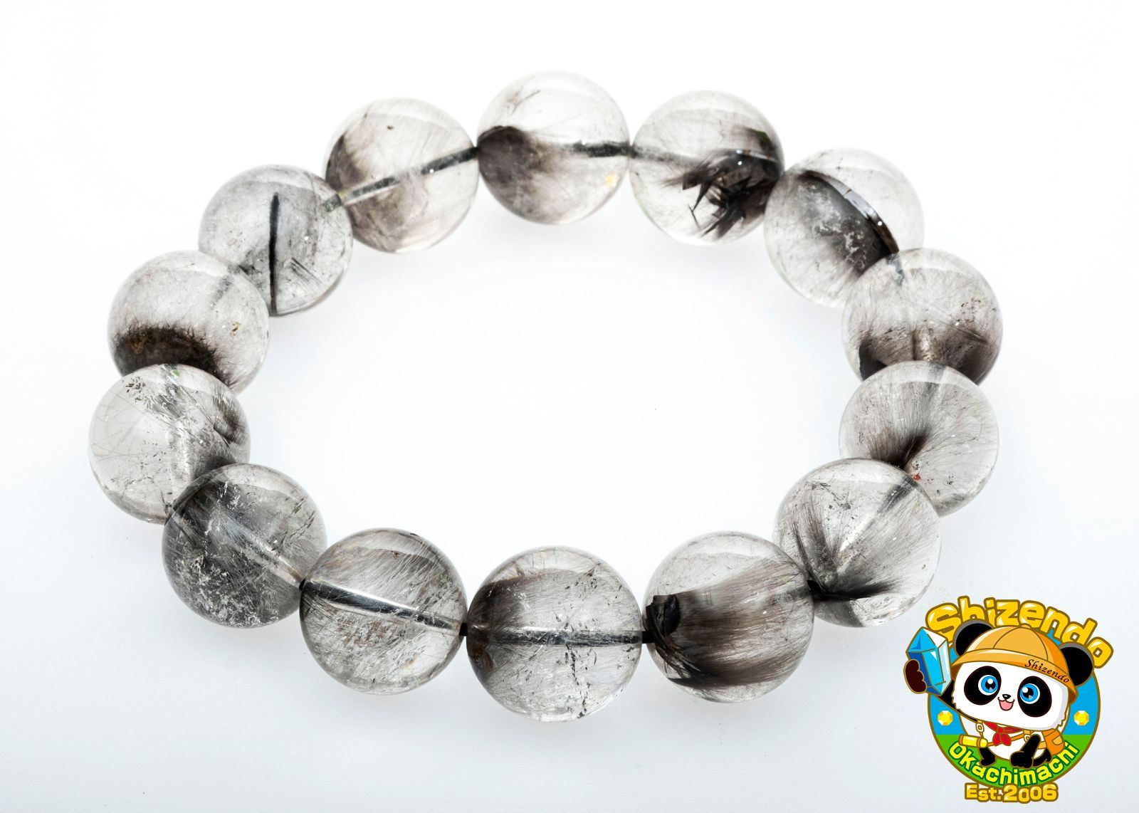 プラチナルチルブレスレット ブルッカイトインクォーツ 天然石