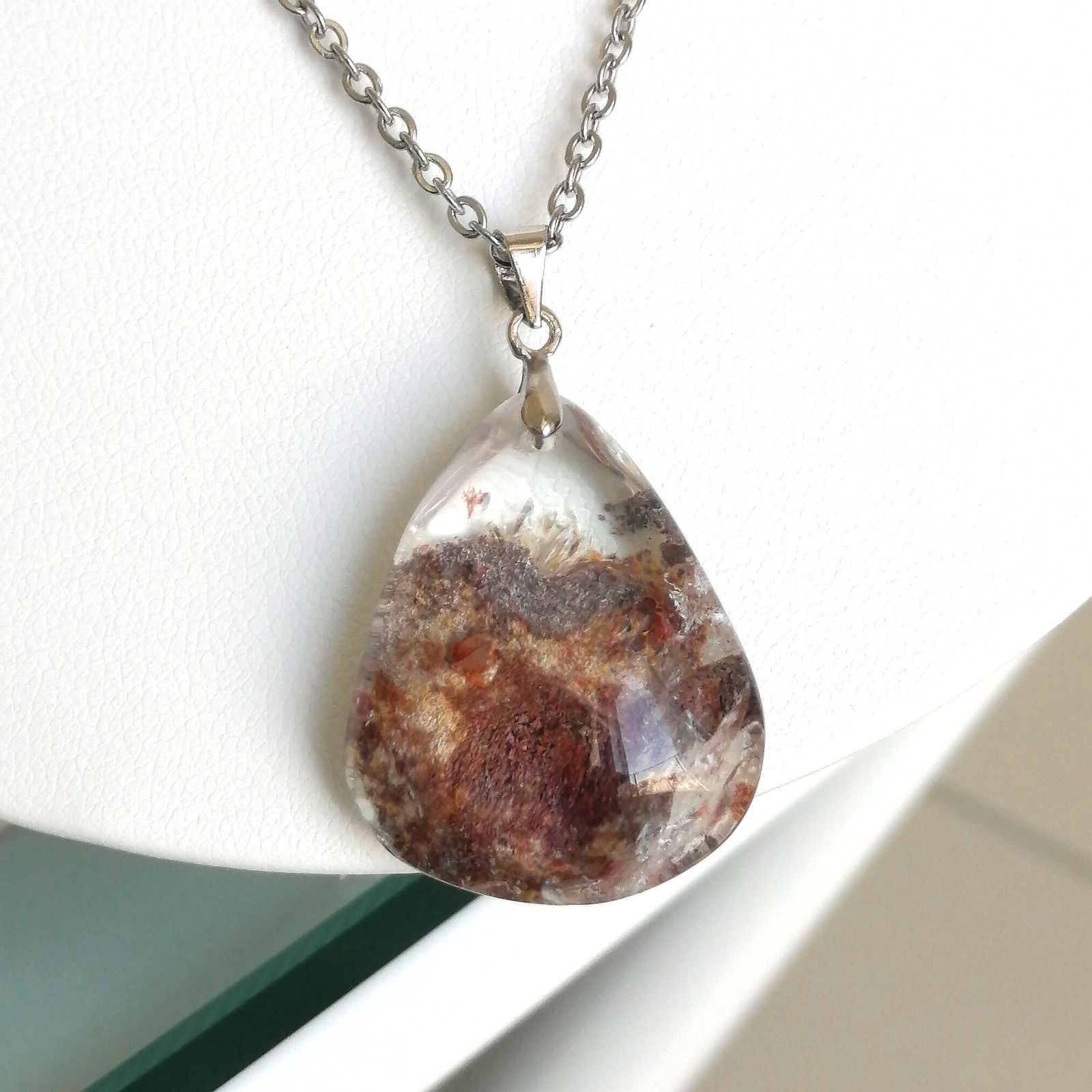 ガーデンクォーツペンダントトップ[7BcRf]庭園水晶 邪気祓い 健康財運