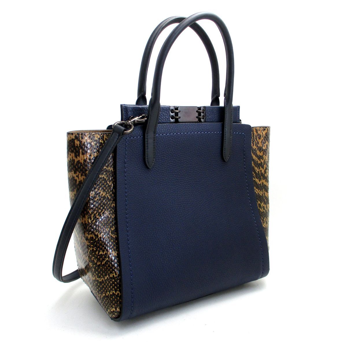 コーチ バッグ トループ レディース 2WAY トート ショルダー スネーク  