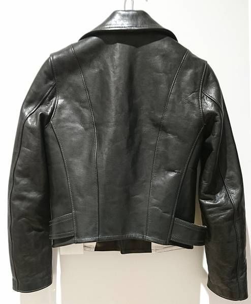 FUMIKA UCHIDA 牛革 ダブル ライダース レザージャケット ブラック FUMIKA UCHIDA 牛革 ダブル ライダース レザージャケット ブラック