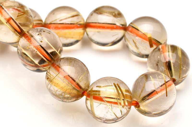 ゴールドタイチンルチルクォーツ 10mm