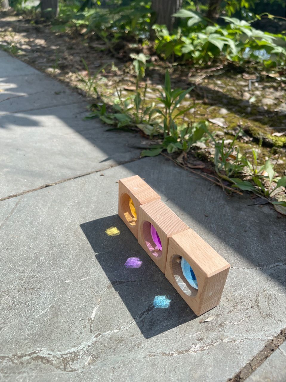 【在庫処分】パステルジュエルの積み木　ブロック　知育玩具　カラフル