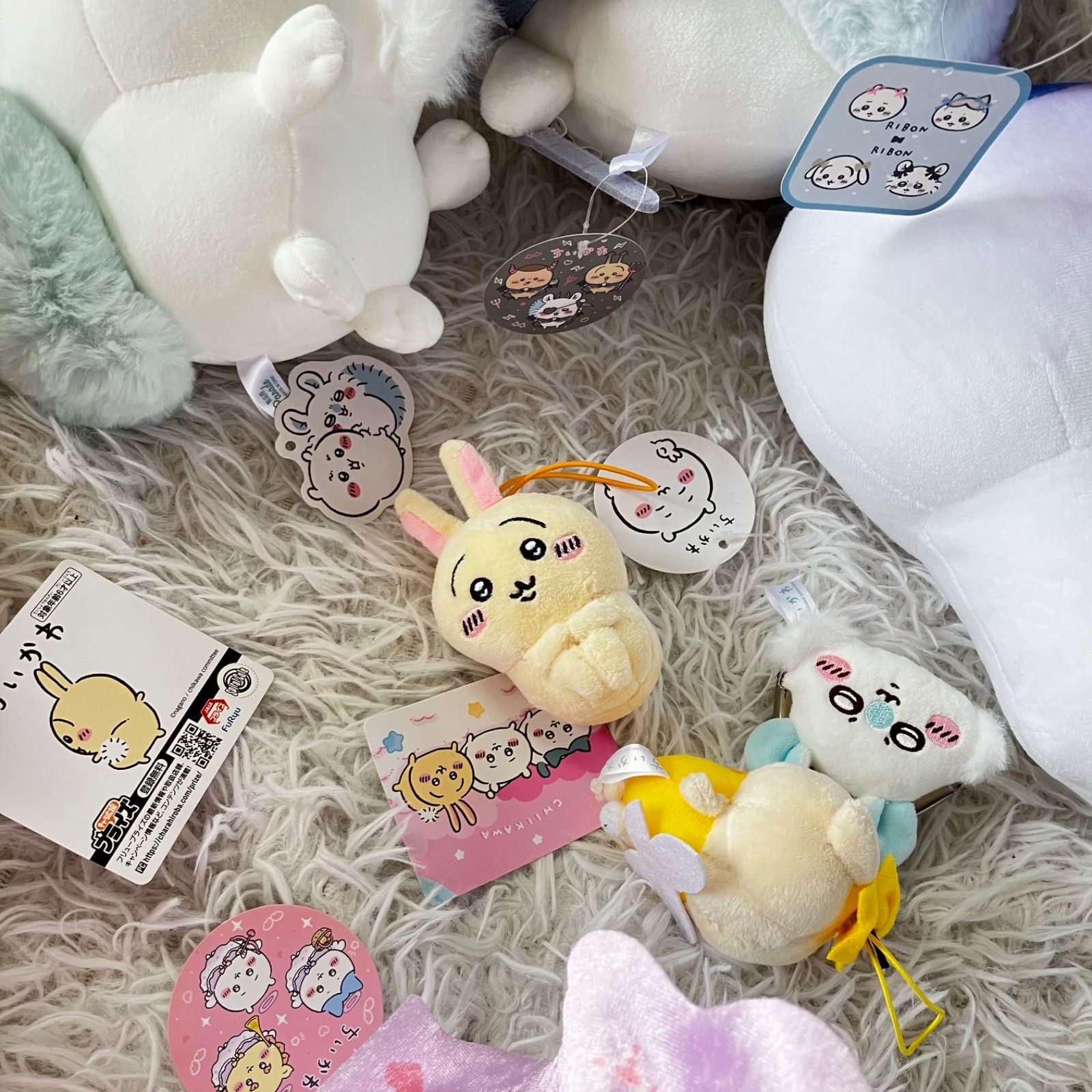 ちいかわ ぬいぐるみ 16点セット タグあり多数 低反発クッションリボン 