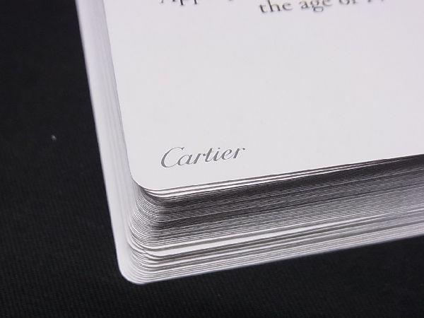 ■新品■未使用■ Cartier カルティエ トランプ カードゲーム テーブルゲーム 2点セット ブラック系×レッド系 AR2070