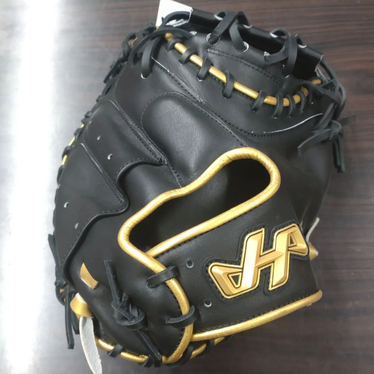ハタケヤマ 一般軟式 TH-SH19 甲斐モデル キャッチャーミット 美品 ハタケヤマ 軟式キャッチャーミット 甲斐拓也 TH-SH19GS プロ
